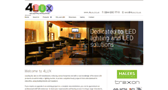 Desktop Screenshot of 4lux.co.uk